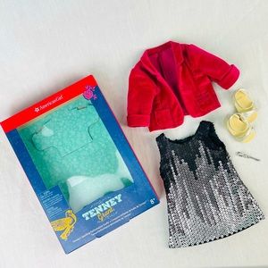 American Girl Doll Tenney Grant's Sparkling Performance Outfit with box